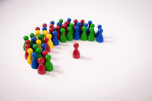 Group of game pieces