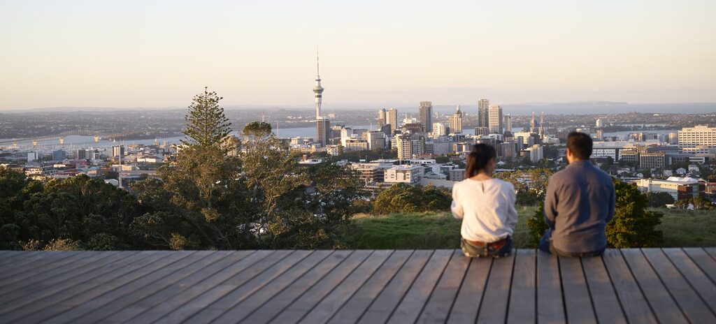view over auckland